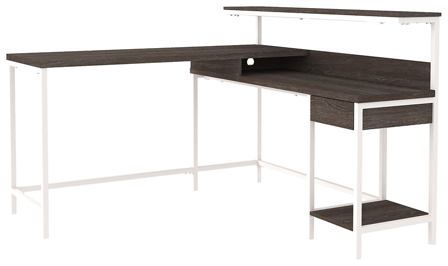 Dorrinson L-Desk with Storage