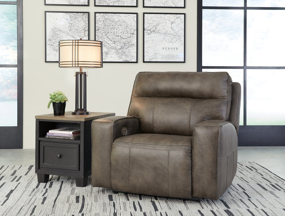 Game Plan Wide Seat Power Recliner