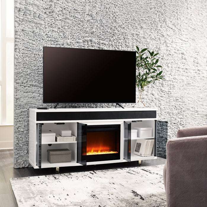 Gardoni 72" TV Stand with Electric Fireplace